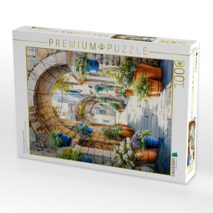 Märchenhafte Bogengasse in Split - CALVENDO Foto-Puzzle'