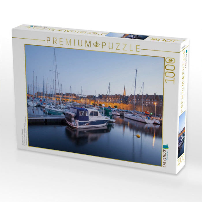 Jachthafen von Saint Malo - CALVENDO Foto-Puzzle'