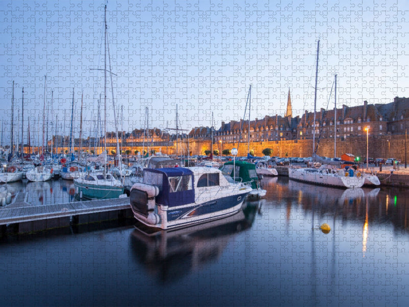 Jachthafen von Saint Malo - CALVENDO Foto-Puzzle'