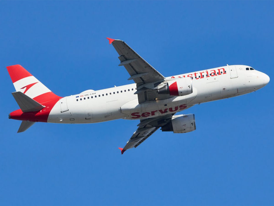 OE-LBV - Austrian Airlines - Airbus A320-214 - Frankfurt Airport - CALVENDO Foto-Puzzle'