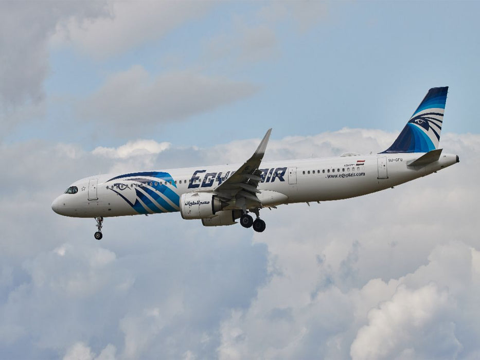 SU-GFU - Egypt Air - Airbus A321neo - Frankfurt Airport - CALVENDO Foto-Puzzle'