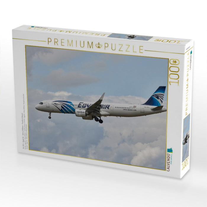 SU-GFU - Egypt Air - Airbus A321neo - Frankfurt Airport - CALVENDO Foto-Puzzle'