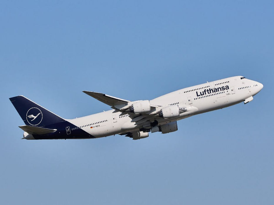 D-ABYA - Lufthansa - Boeing 747-800 "Brandenburg" Farnkfurt Airport - CALVENDO Foto-Puzzle'