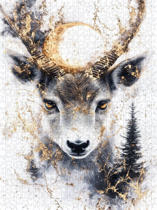 Gämse - CALVENDO Foto-Puzzle'