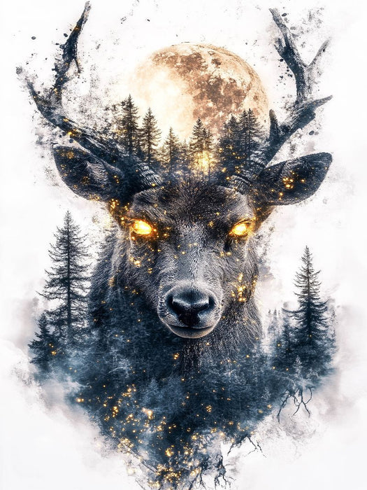 Hirsch - CALVENDO Foto-Puzzle'