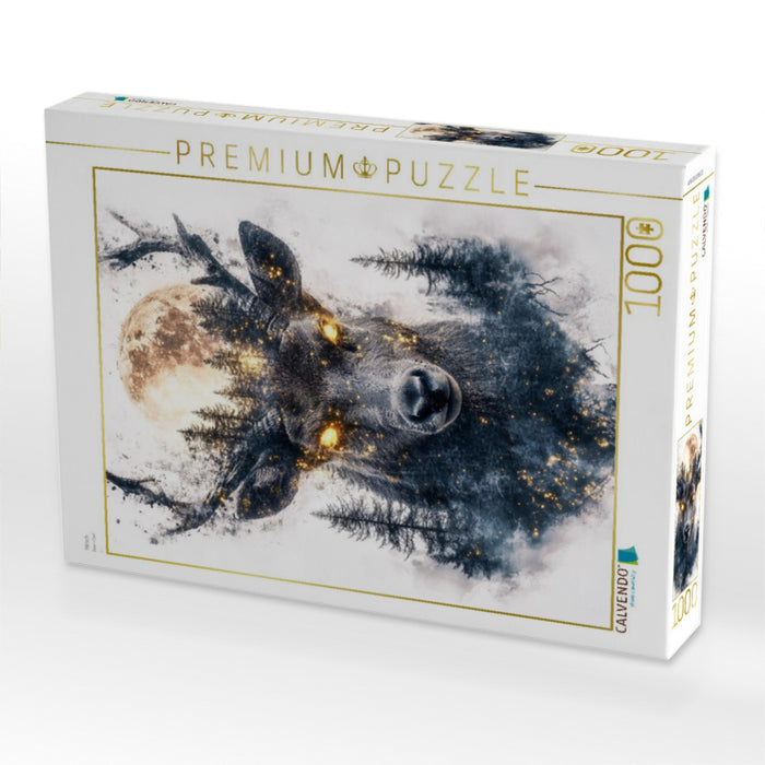 Hirsch - CALVENDO Foto-Puzzle'