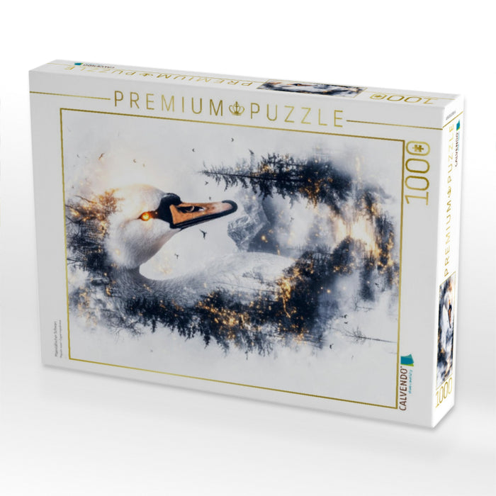 Majestätischer Schwan - CALVENDO Foto-Puzzle'