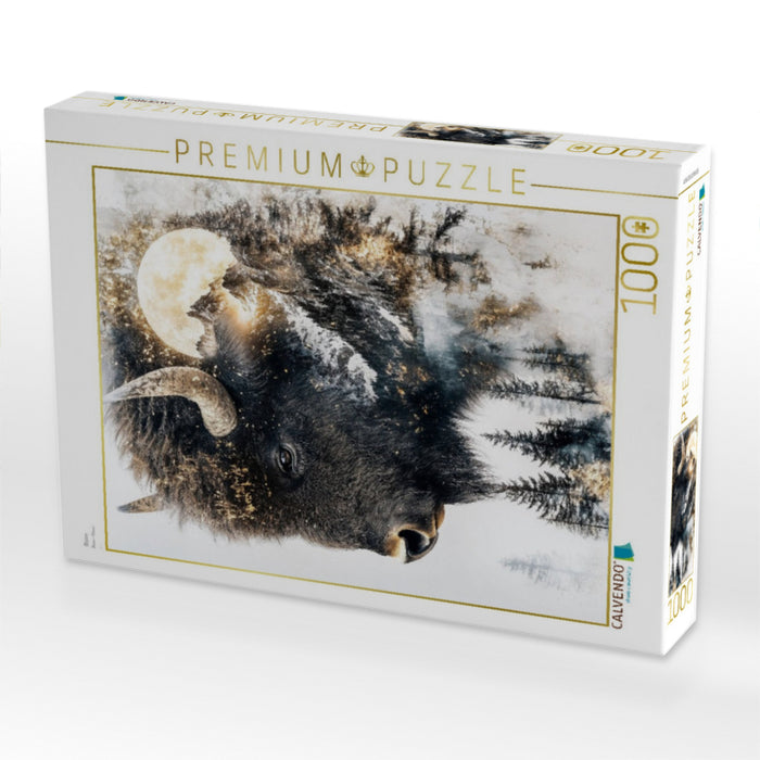 Bison - CALVENDO Foto-Puzzle'