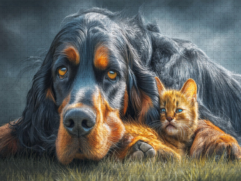 Gordon Setter - CALVENDO Foto-Puzzle'