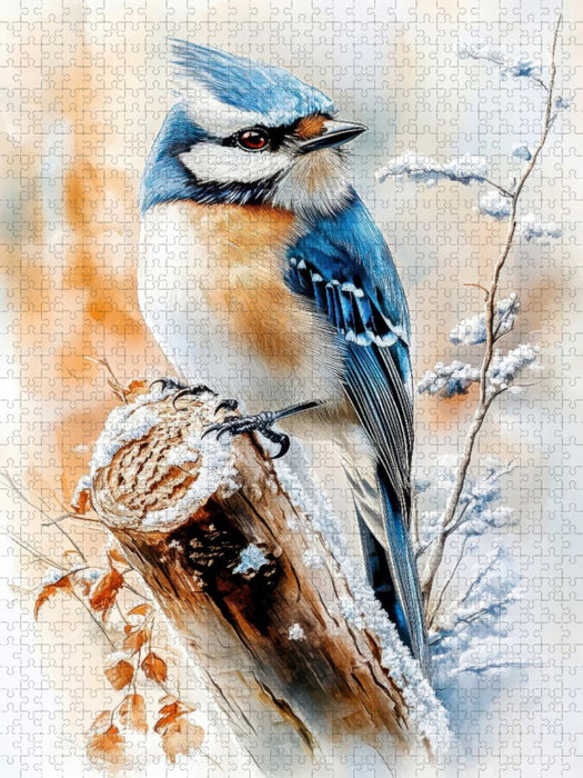 Blaumeise - CALVENDO Foto-Puzzle'