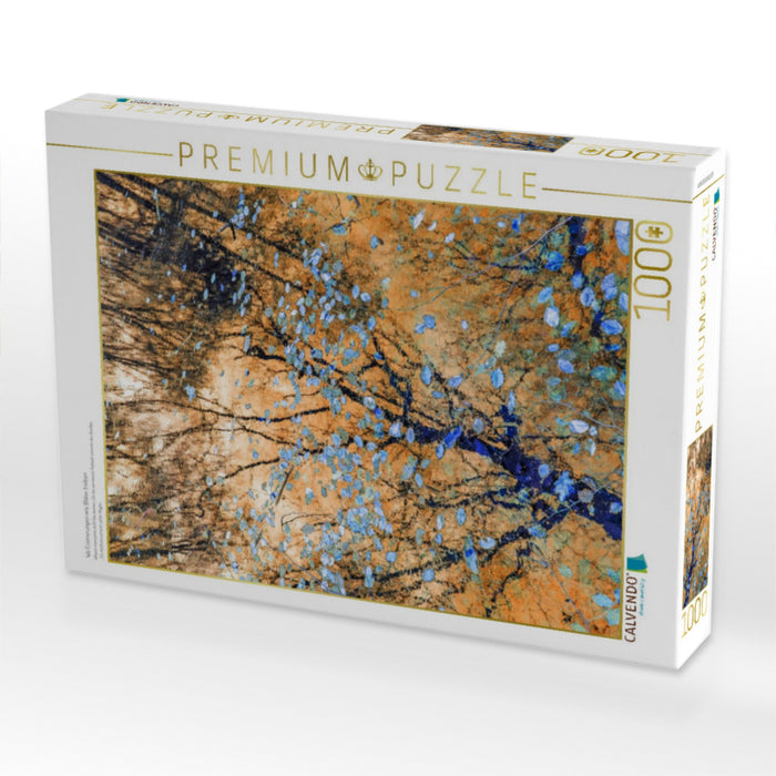 Wo Erinnerungen wie Bläter treiben - CALVENDO Foto-Puzzle'