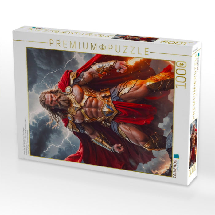 Perun, der Gott des Donners und Krieges - CALVENDO Foto-Puzzle'