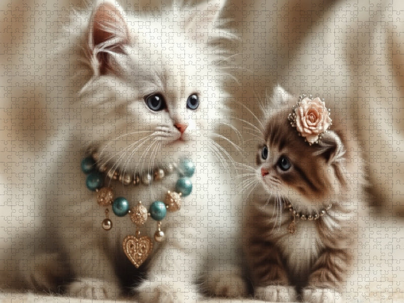 Katzenmomente - CALVENDO Foto-Puzzle'