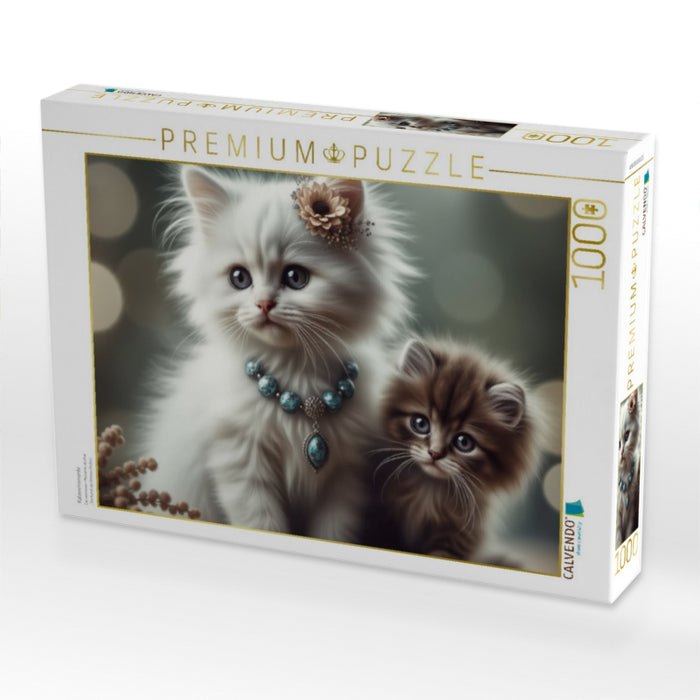 Katzenmomente - CALVENDO Foto-Puzzle'