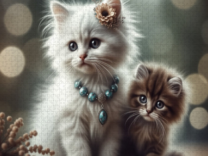 Katzenmomente - CALVENDO Foto-Puzzle'