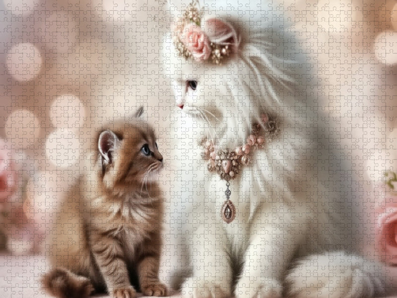 Katzenmomente - CALVENDO Foto-Puzzle'