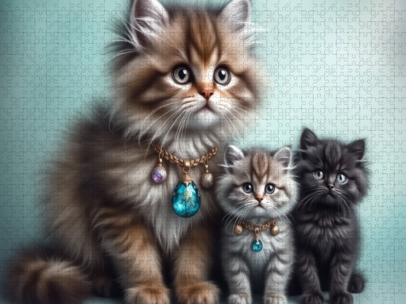 Katzenmomente - CALVENDO Foto-Puzzle'