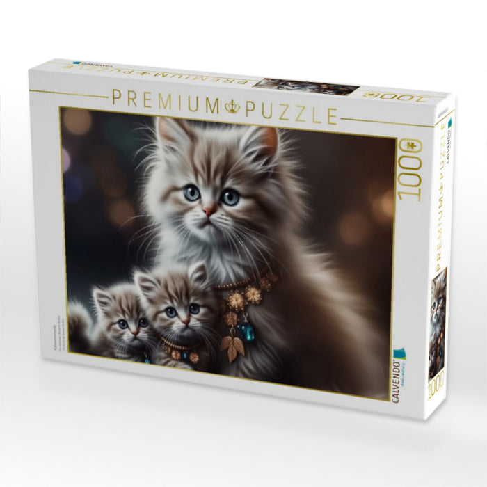 Katzenmomente - CALVENDO Foto-Puzzle'