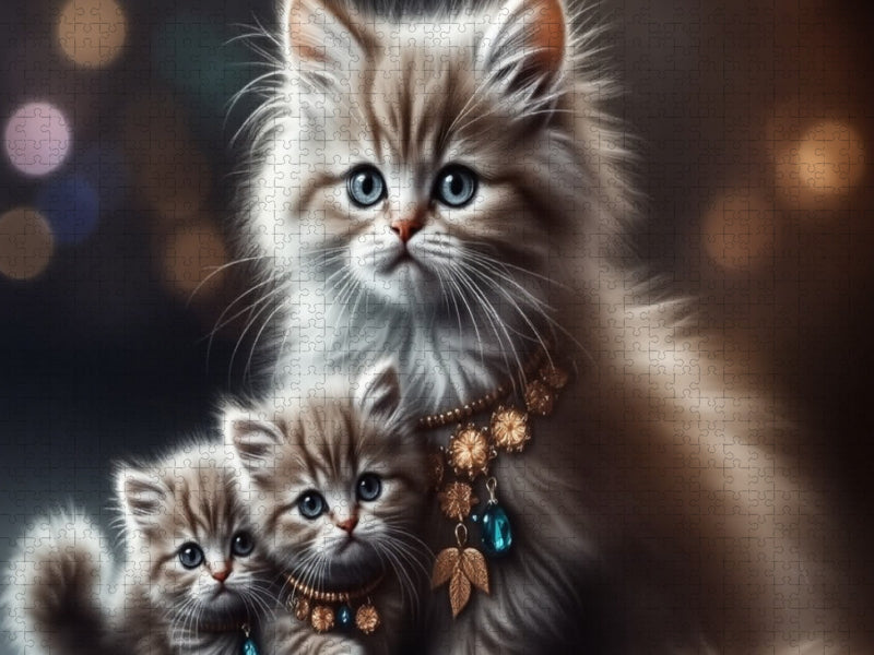 Katzenmomente - CALVENDO Foto-Puzzle'