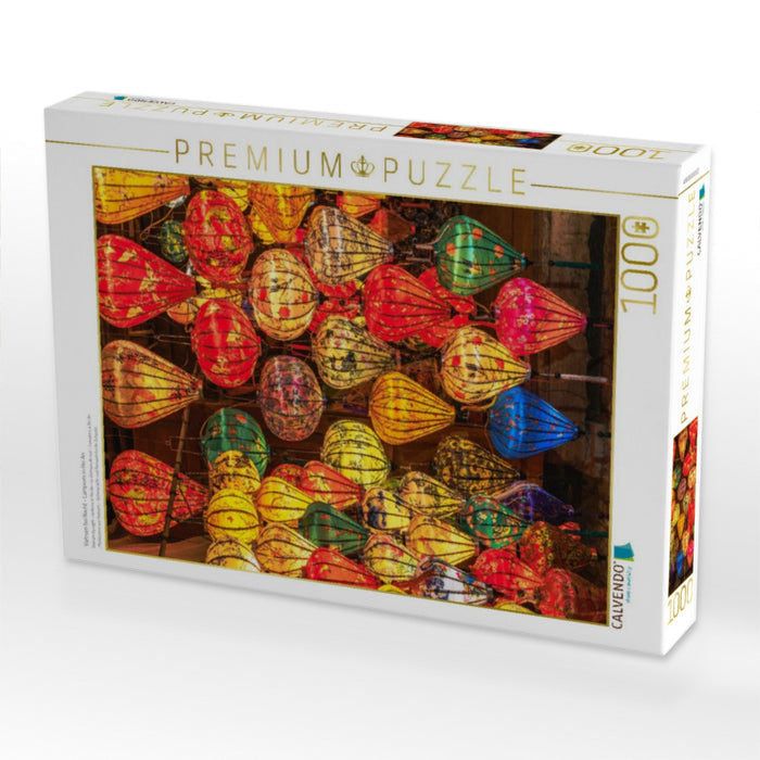 Vietnam bei Nacht – Lampions in Hoi An - CALVENDO Foto-Puzzle'