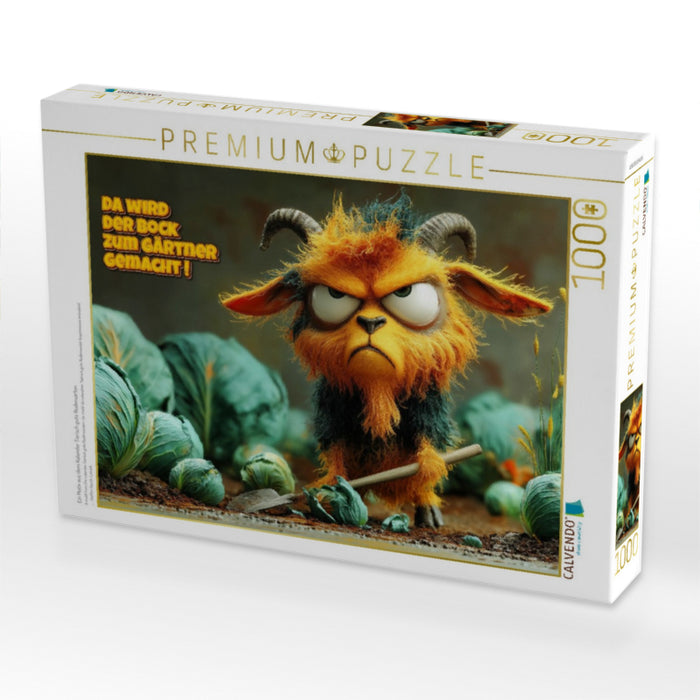 Ein Motiv aus dem Kalender Tierisch gute Redensarten - CALVENDO Foto-Puzzle'