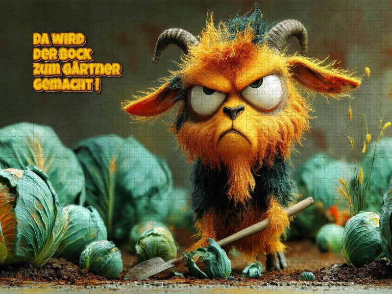 Ein Motiv aus dem Kalender Tierisch gute Redensarten - CALVENDO Foto-Puzzle'