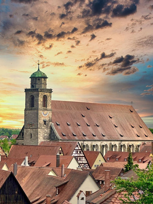 Dinkelsbühl, Münster St. Georg - CALVENDO Foto-Puzzle'