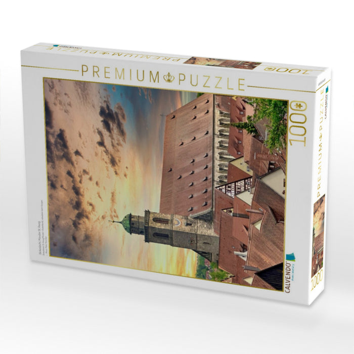 Dinkelsbühl, Münster St. Georg - CALVENDO Foto-Puzzle'