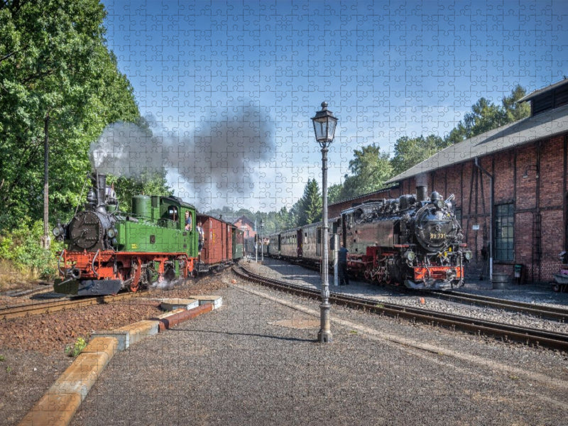 Zittauer Schmalspurbahnen - CALVENDO Foto-Puzzle'