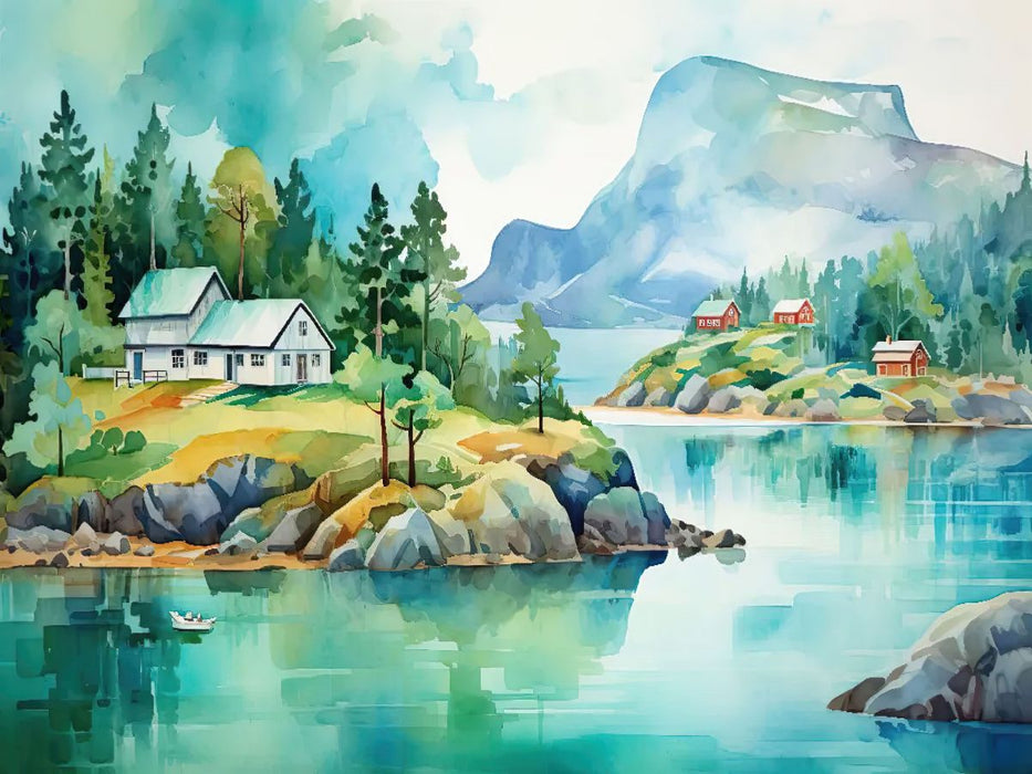 Sommer am See - CALVENDO Foto-Puzzle'