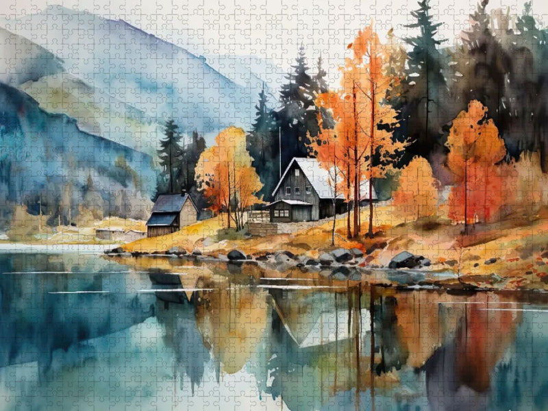 Laubfärbung - CALVENDO Foto-Puzzle'