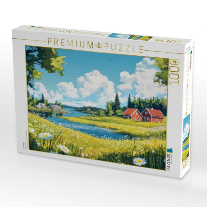 Schweden - CALVENDO Foto-Puzzle'