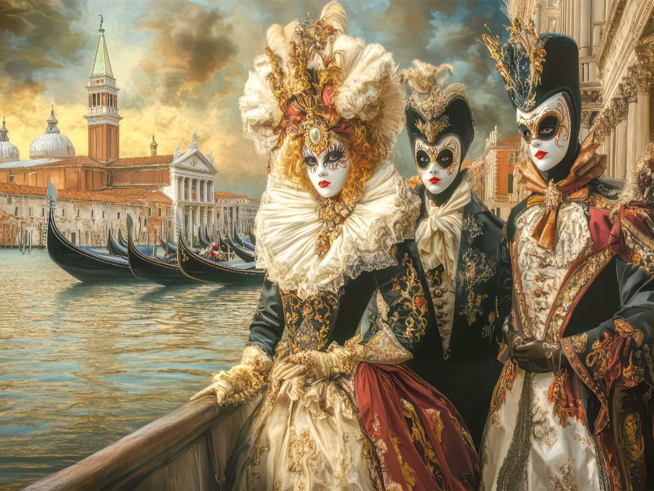 Prächtiger venezianischer Stil - CALVENDO Foto-Puzzle'