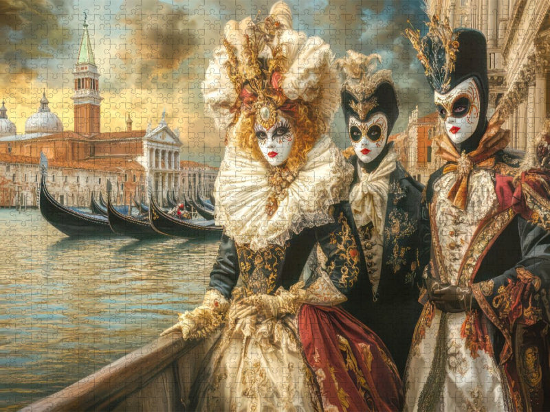 Prächtiger venezianischer Stil - CALVENDO Foto-Puzzle'