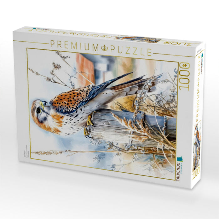 Turmfalke - CALVENDO Foto-Puzzle'