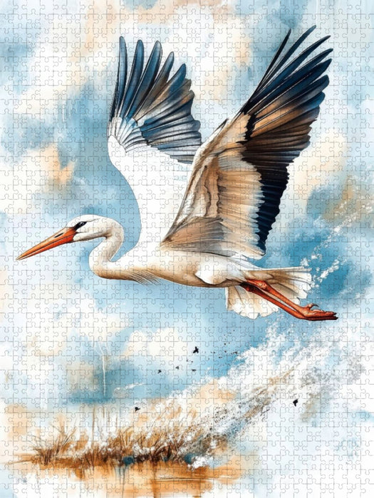 Storch - CALVENDO Foto-Puzzle'