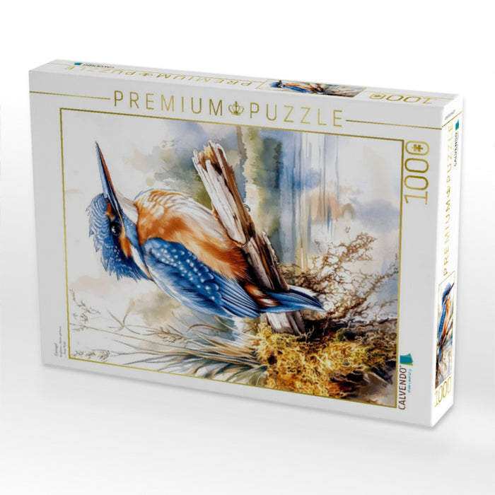 Eisvogel - CALVENDO Foto-Puzzle'