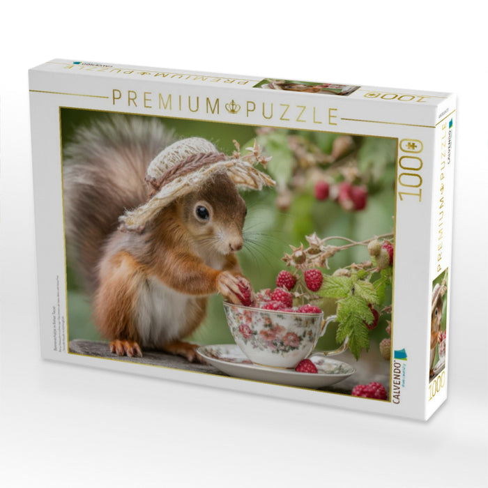 Beerenschätze in feiner Tasse - CALVENDO Foto-Puzzle'