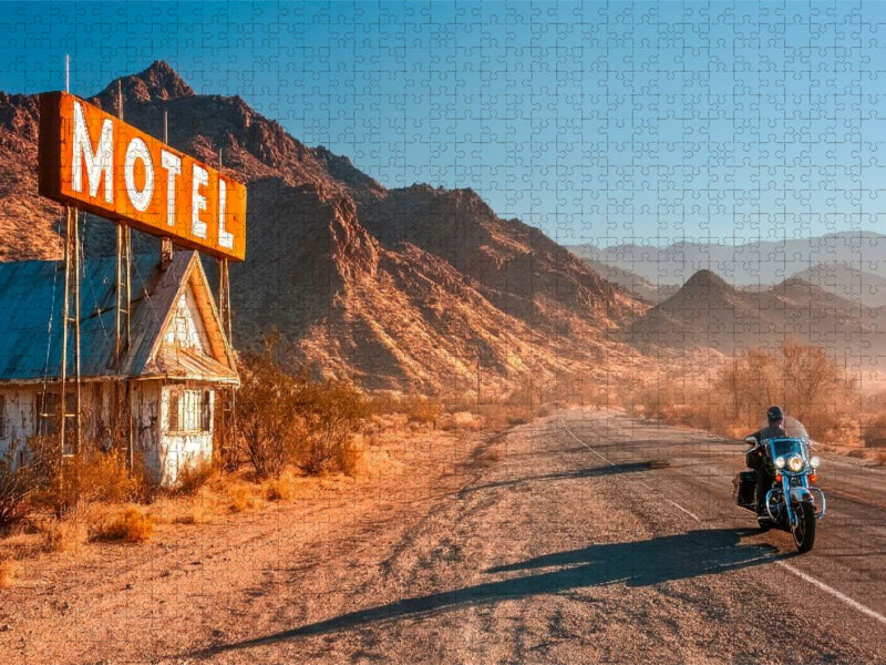 Hier übernachten nur noch Wüstenmäuse - CALVENDO Foto-Puzzle'