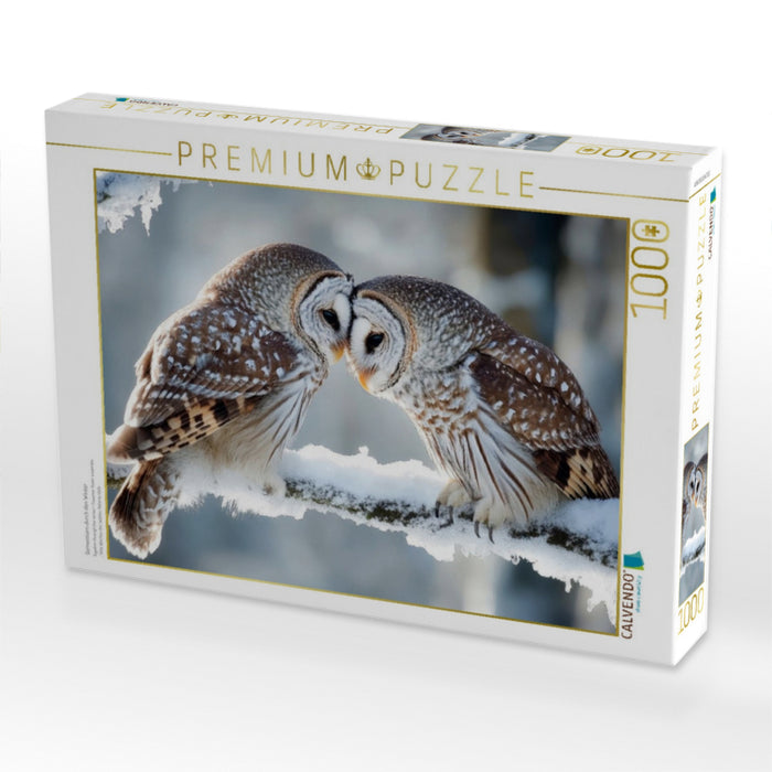 Gemeinsam durch den Winter - CALVENDO Foto-Puzzle'