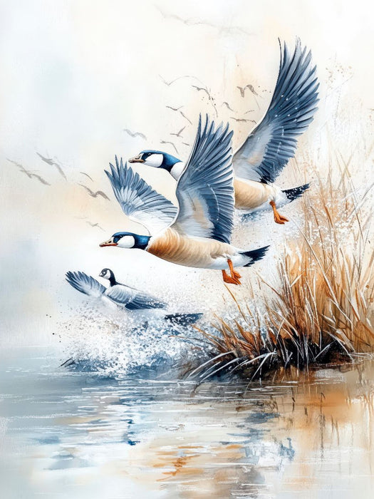 Gänse - CALVENDO Foto-Puzzle'