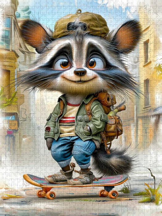 Hey, cooler Skater oder - CALVENDO Foto-Puzzle'