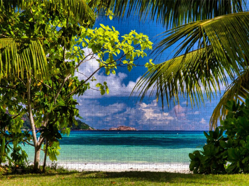 Anse Volbert auf Praslin - CALVENDO Foto-Puzzle'