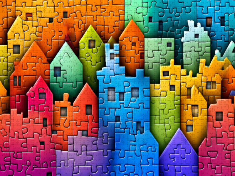 Stadt - CALVENDO Foto-Puzzle'