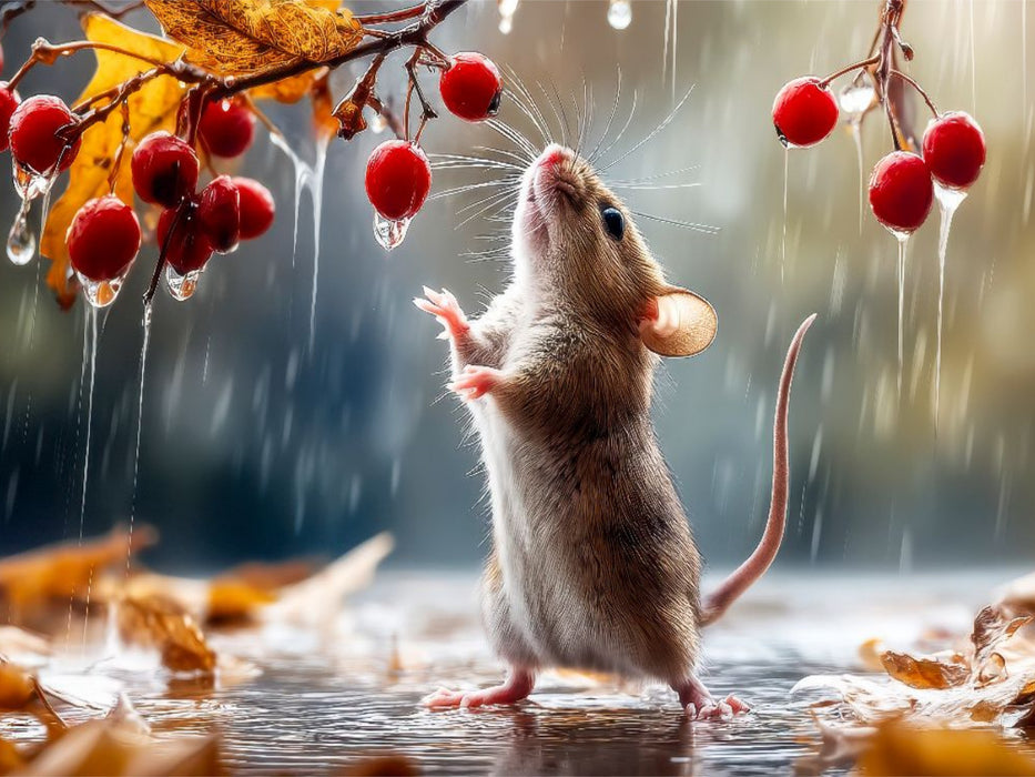 Das wird mein Regen-Snack - CALVENDO Foto-Puzzle'