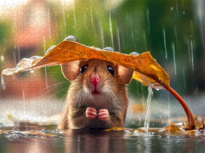 Gut, dass ich so wetterfest bin - CALVENDO Foto-Puzzle'