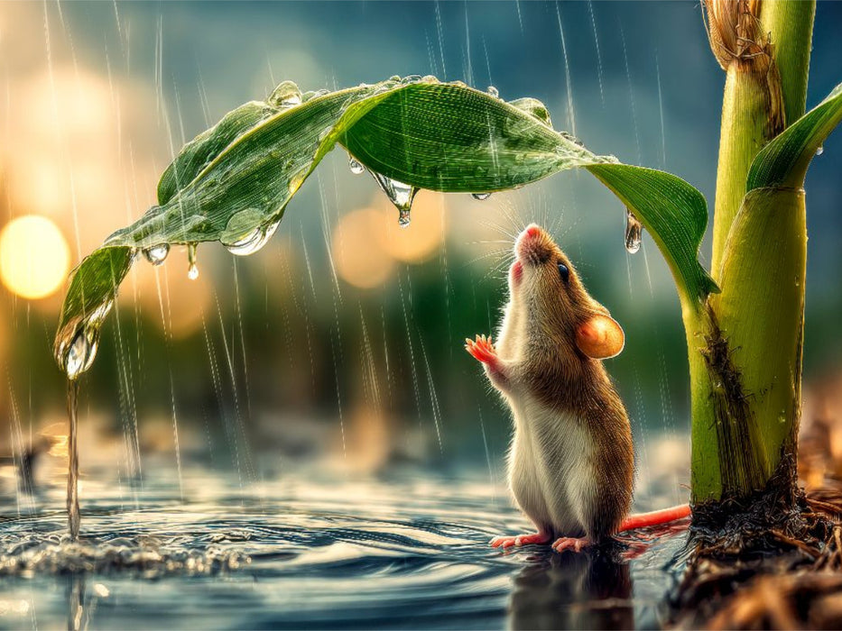 Das ist aber ein welliges Blatt - CALVENDO Foto-Puzzle'