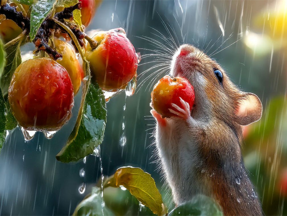 Mmmh, süße Früchte schmecken bei jedem Wetter - CALVENDO Foto-Puzzle'