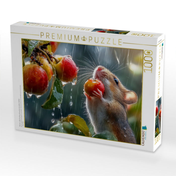 Mmmh, süße Früchte schmecken bei jedem Wetter - CALVENDO Foto-Puzzle'