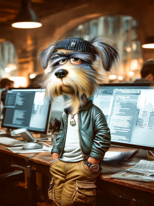 Hier stehe ich vor Euch - ich Informatik-Nerd - CALVENDO Foto-Puzzle'